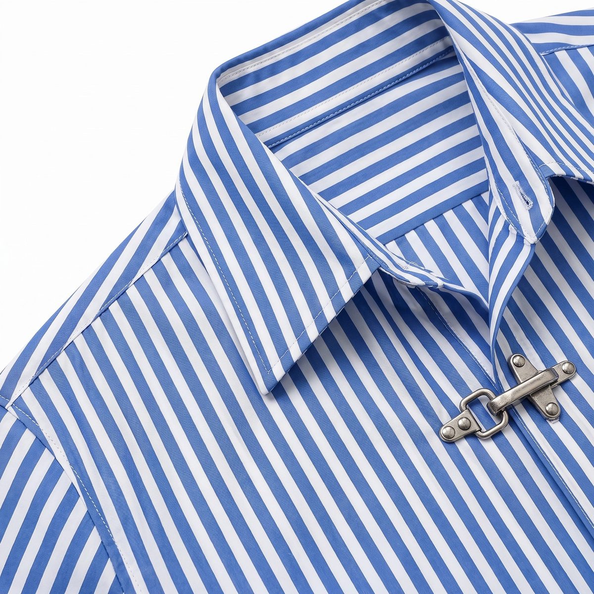 Fireman Clasp Box Fit Shirt Blue
