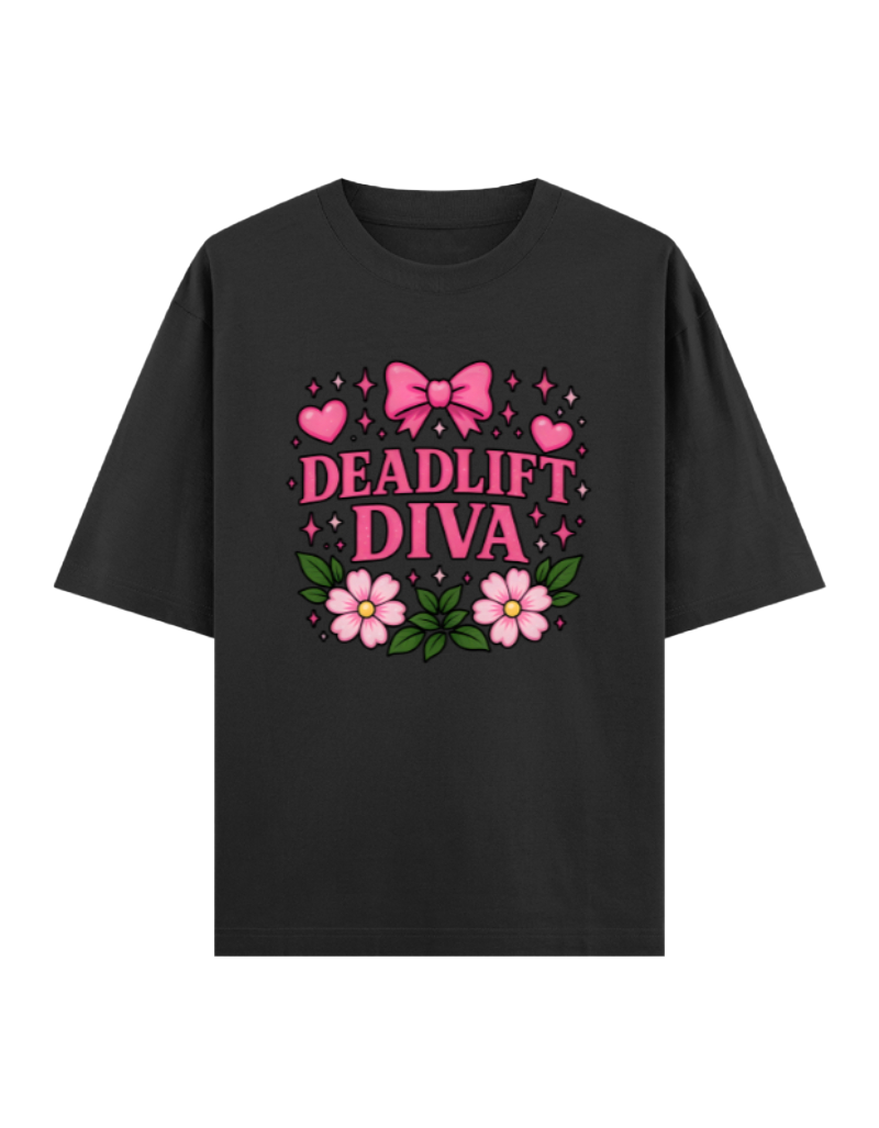 Deadlift Diva Oversized T-Shirt