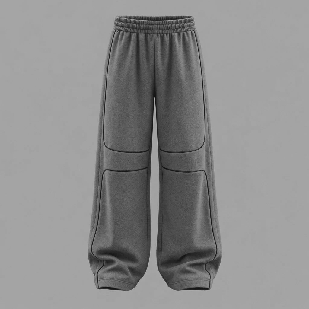 Gridlock Straight Fit Premium Baggy Pants