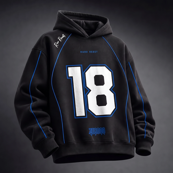 Hard Reset 3D Puff Print Heavy Fleece Hoodie