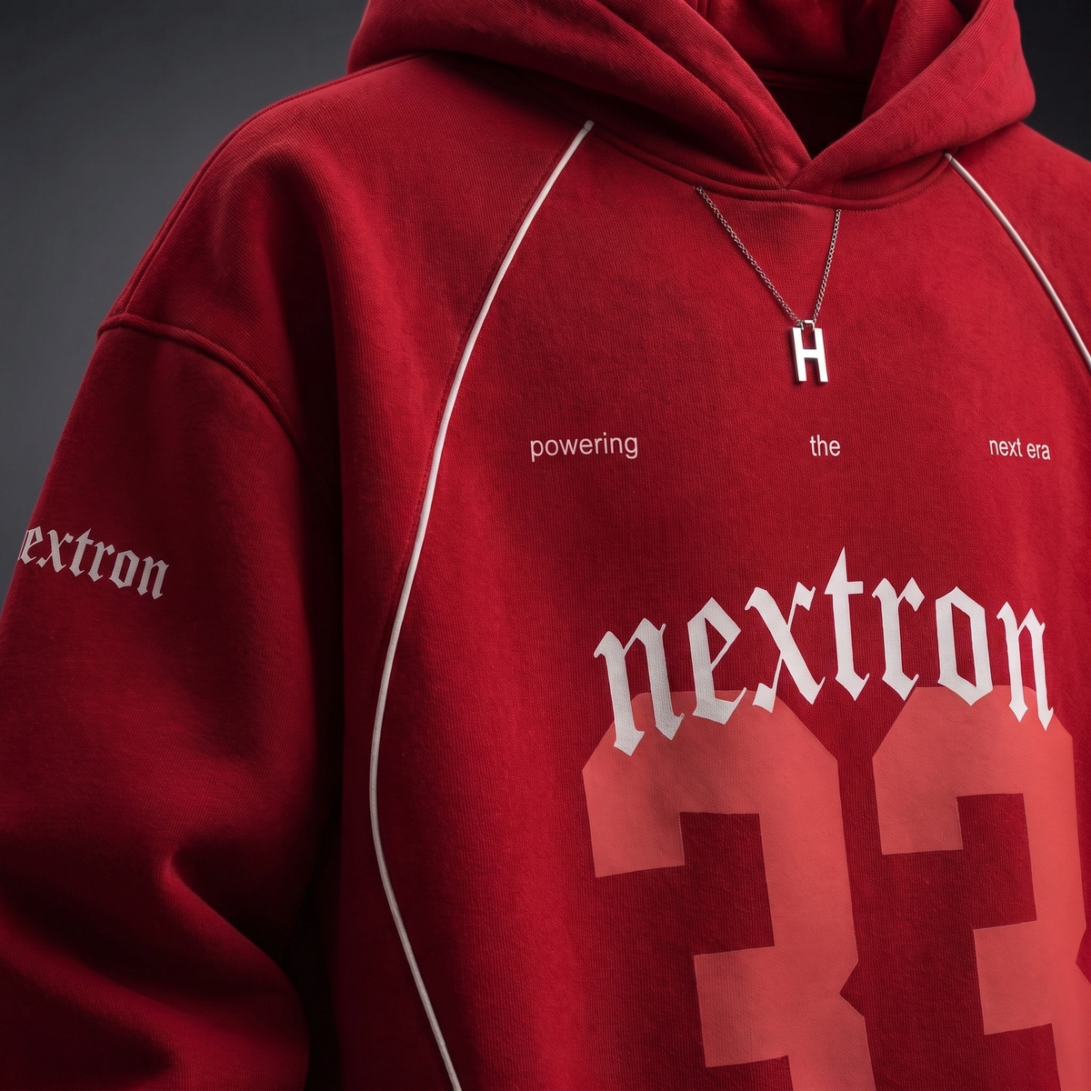 Nextron 3D Puff Print Heavy Fleece Hoodie