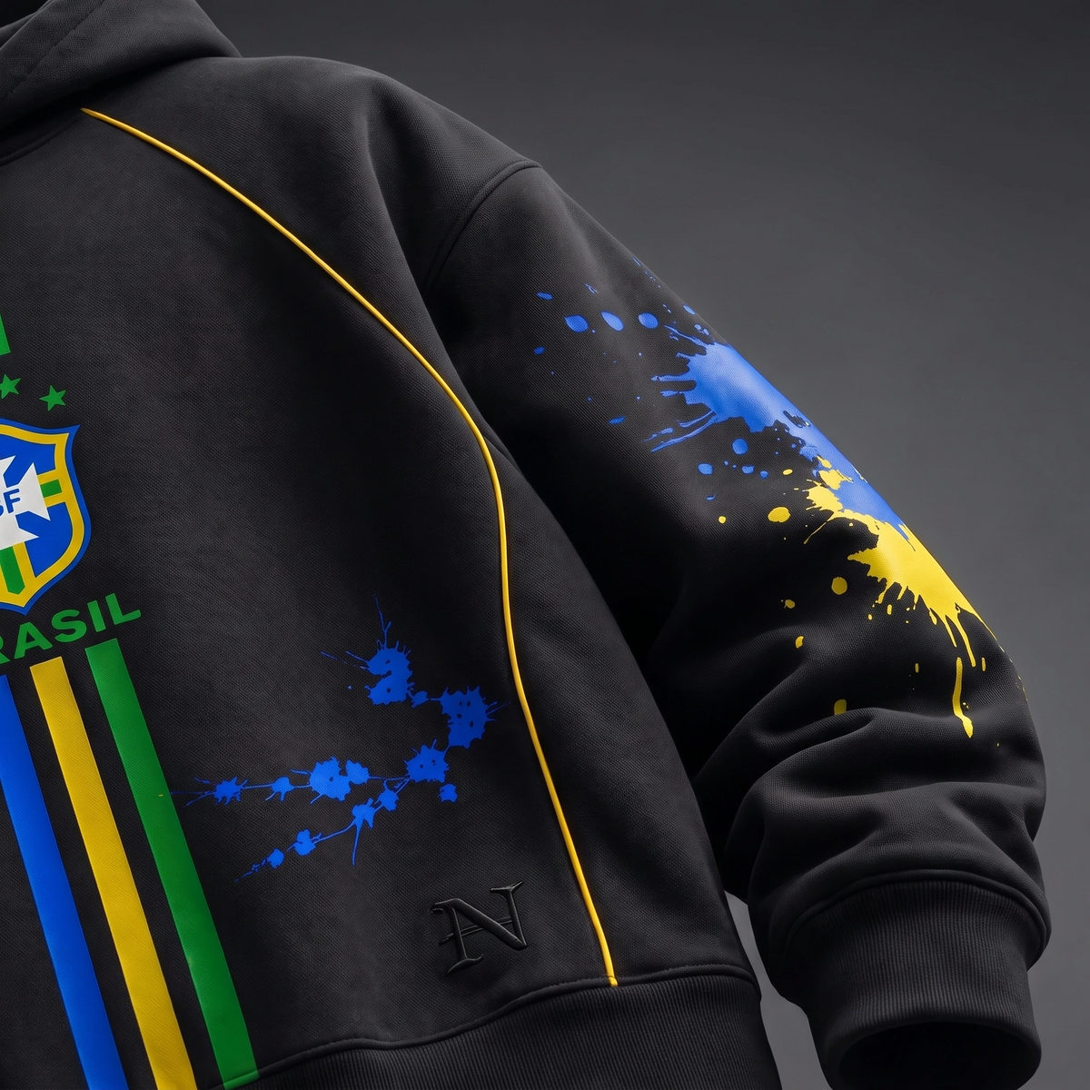 Brazil 3D Heavy Cotton Fleece Hoodie