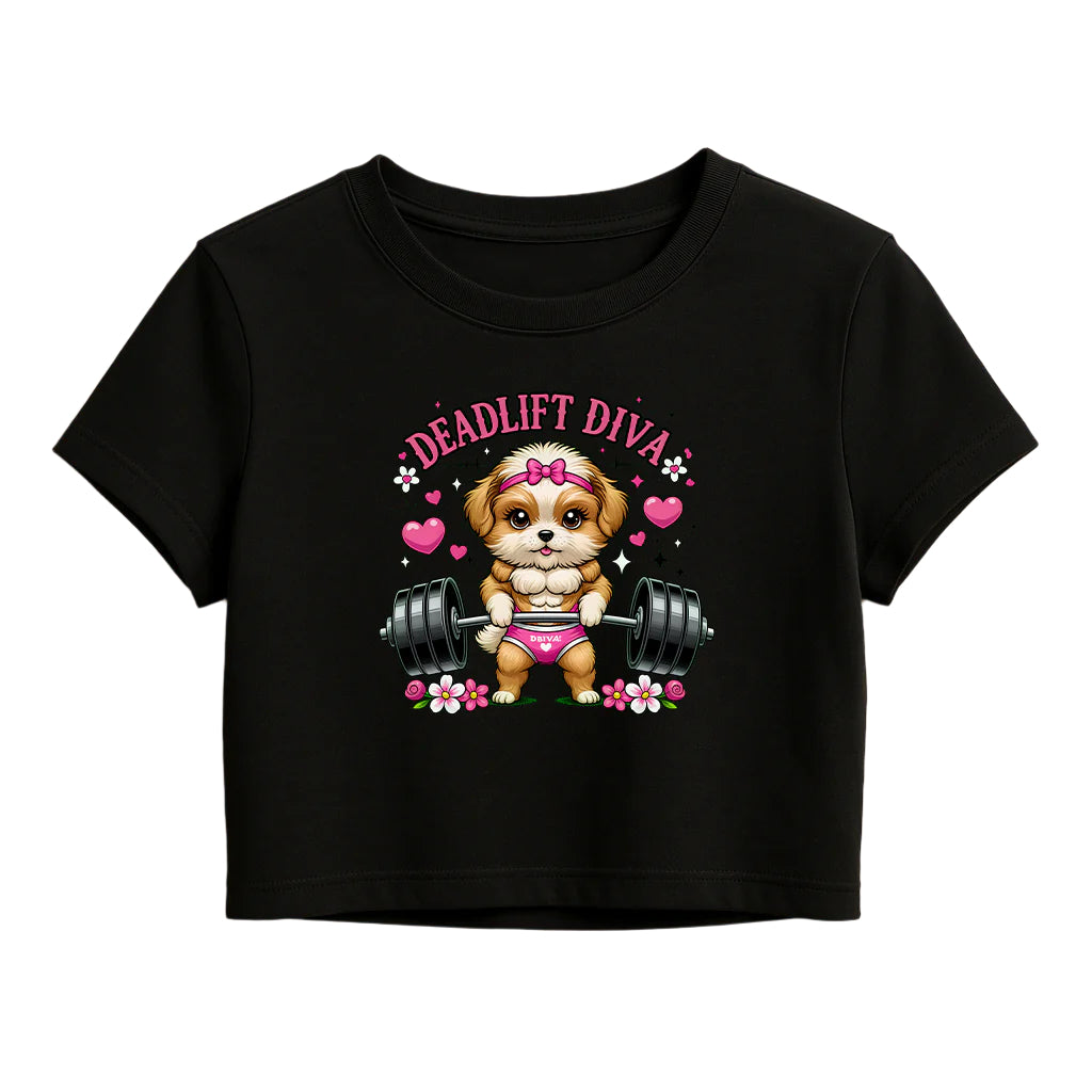 ๐ถ Deadlift Diva Crop Top