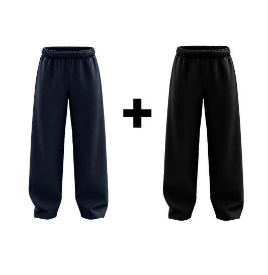 Basics Navy Blue + Black Bundle