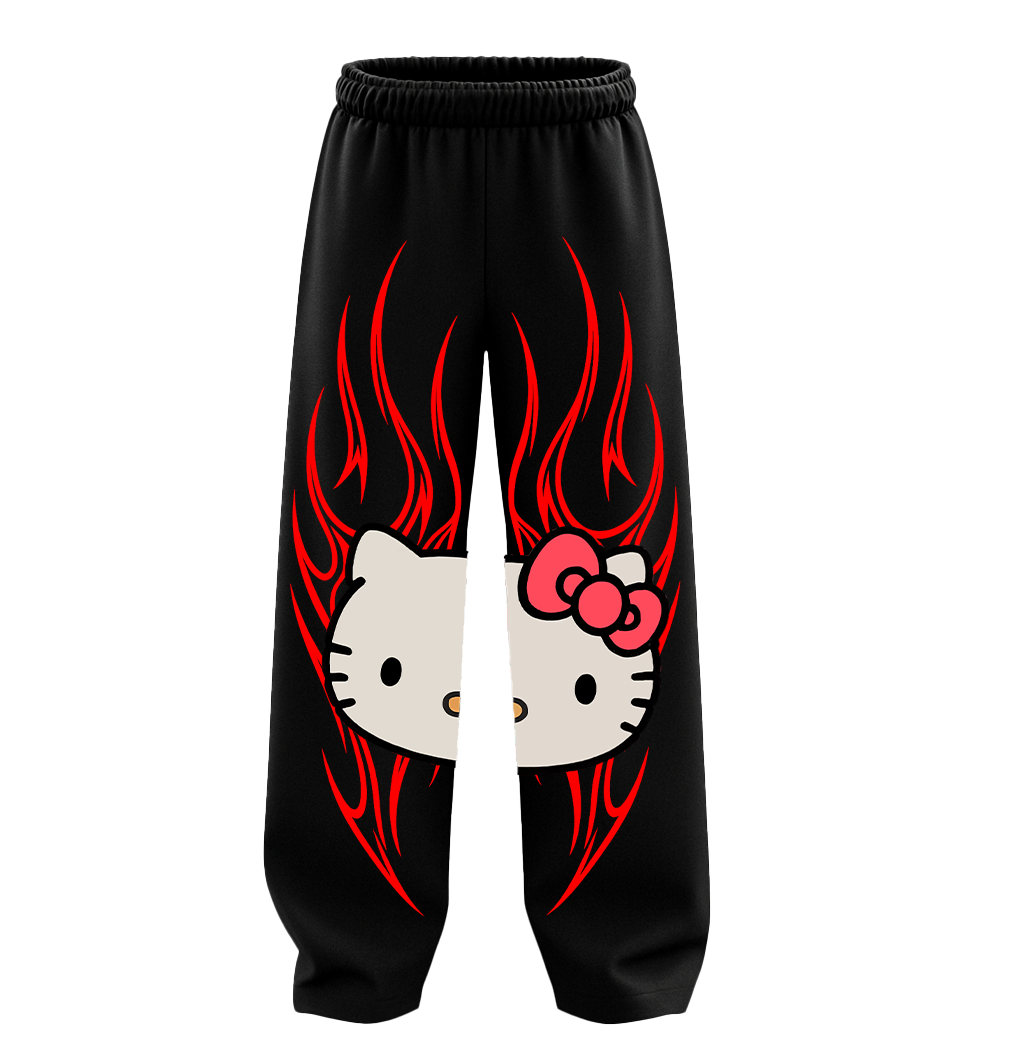 Inferno Angel Unisex Straight Fit Baggy Pants