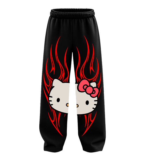 Inferno Angel Unisex Straight Fit Baggy Pants