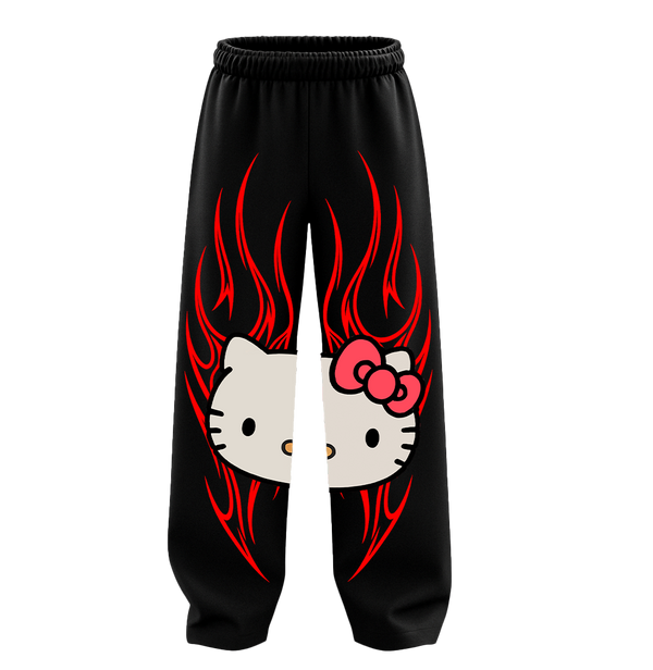 Inferno Angel Unisex Straight Fit Baggy Pants