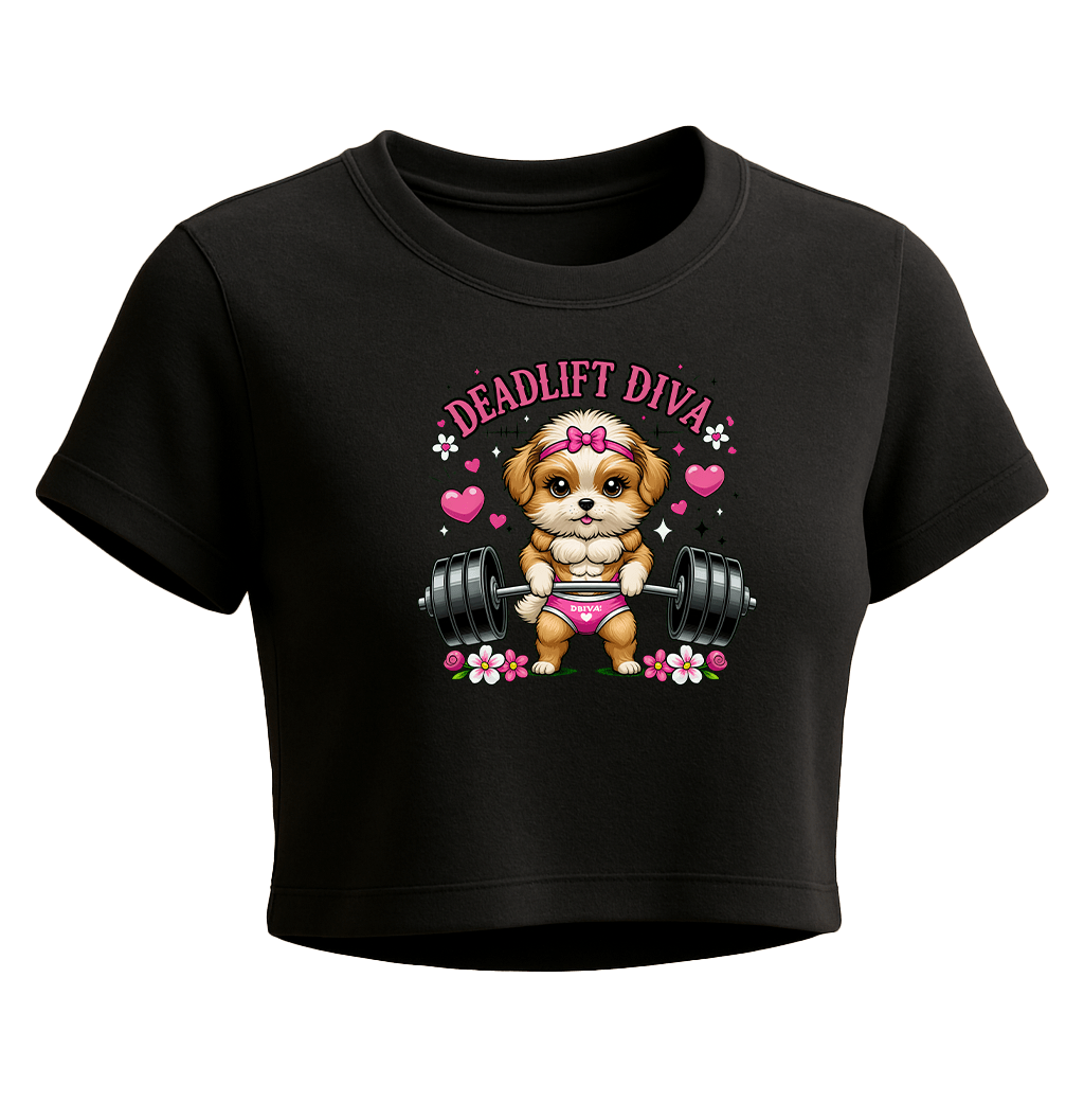 🐶 Deadlift Diva Crop Top