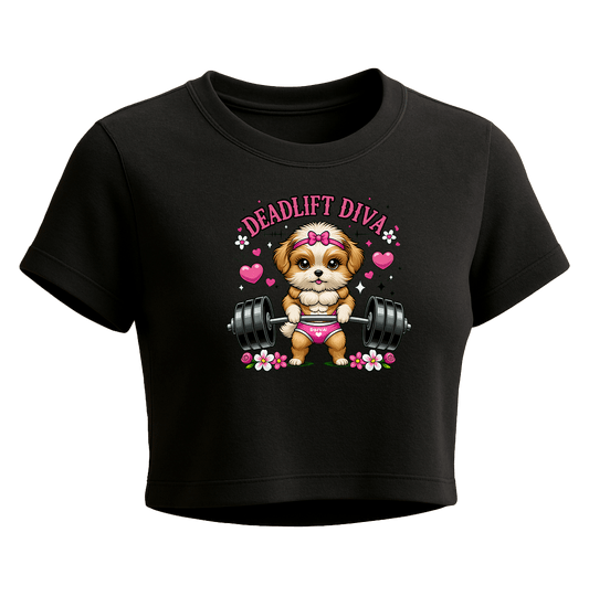 🐶 Deadlift Diva Crop Top