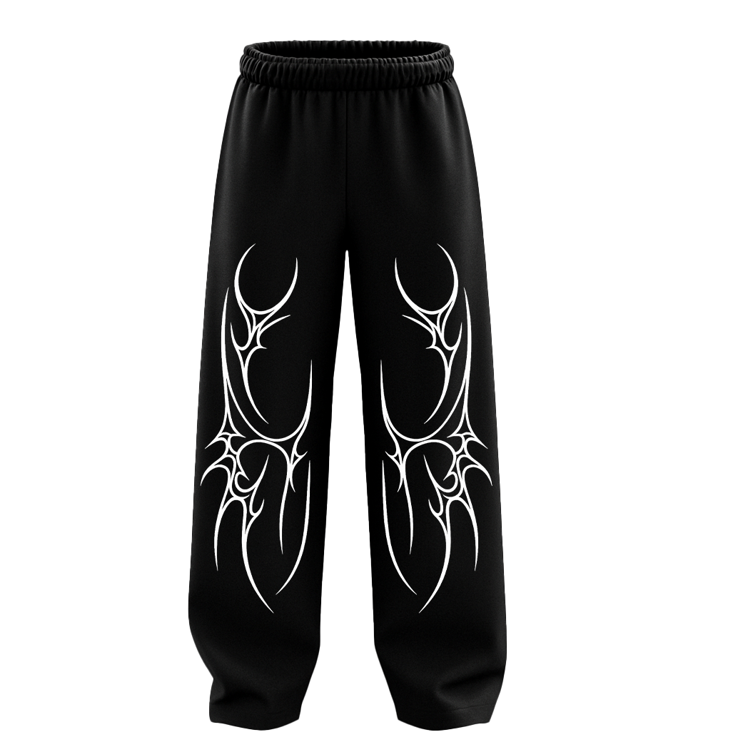 Biohazard Blossom Unisex Straight Fit Baggy Pants