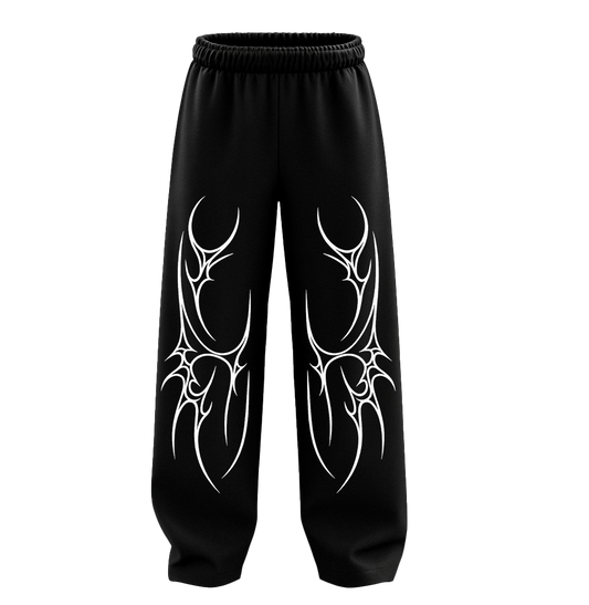 Biohazard Blossom Unisex Straight Fit Baggy Pants