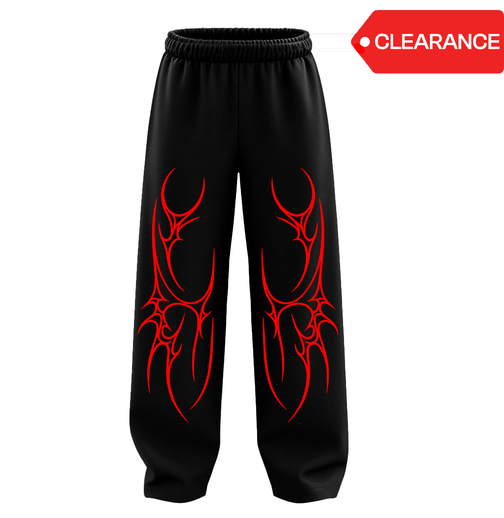 Hell's Blossom Unisex Straight Fit Baggy Pants