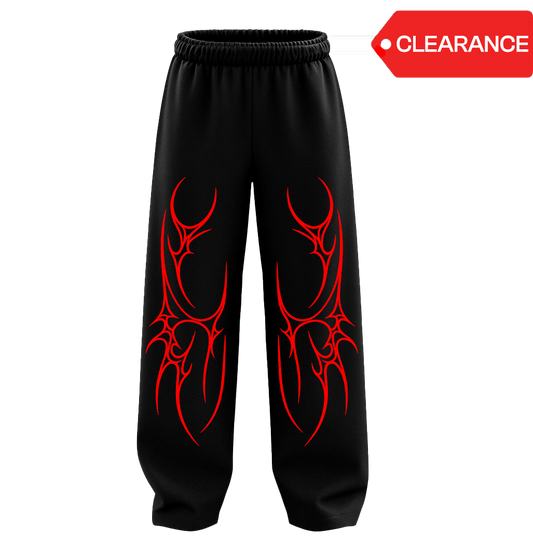 Hell's Blossom Unisex Straight Fit Baggy Pants