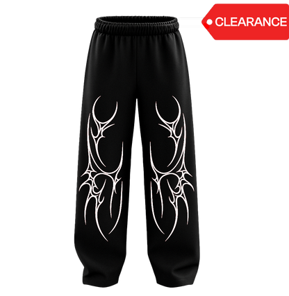 Hell's Blossom Unisex Straight Fit Baggy Pants