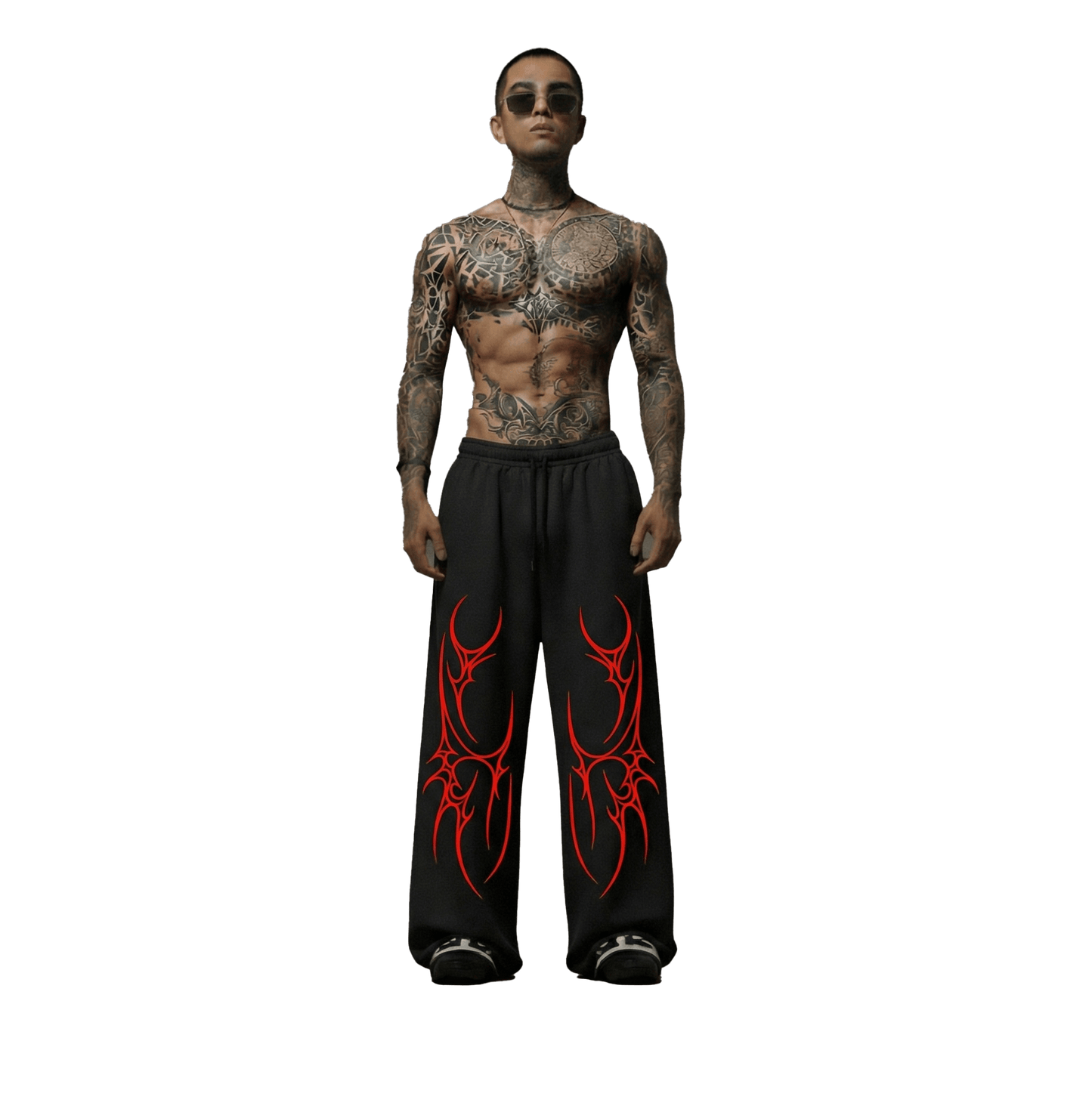 Hell's Blossom Unisex Straight Fit Baggy Pants