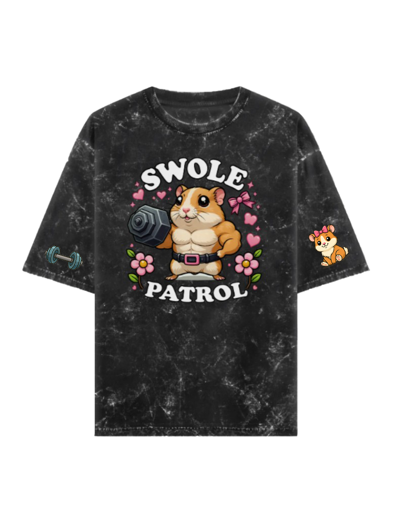 🐹 Swol Patrol Oversized Acid Washed Tshirt