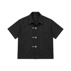 Fireman Clasp Box Fit Shirt Black