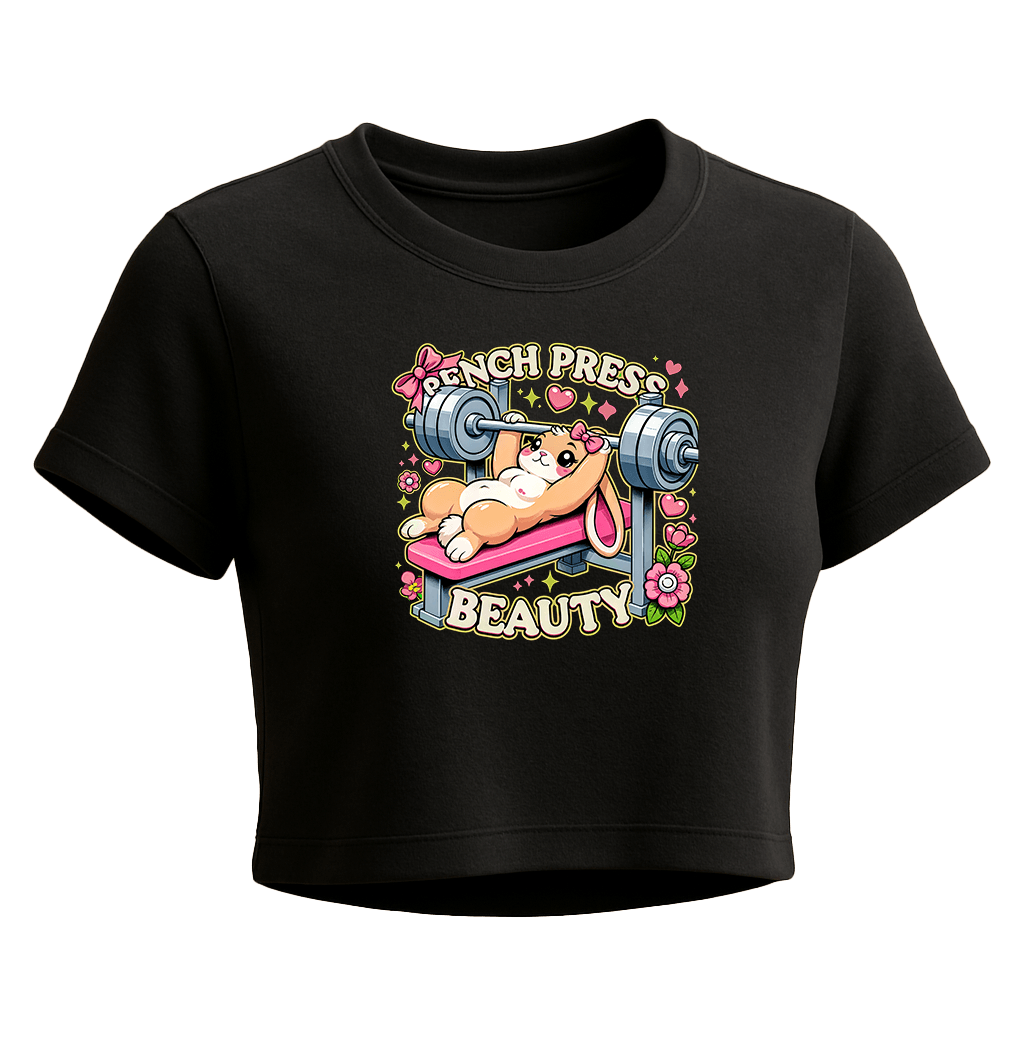 🐰 Bench Press Beauty Crop Top