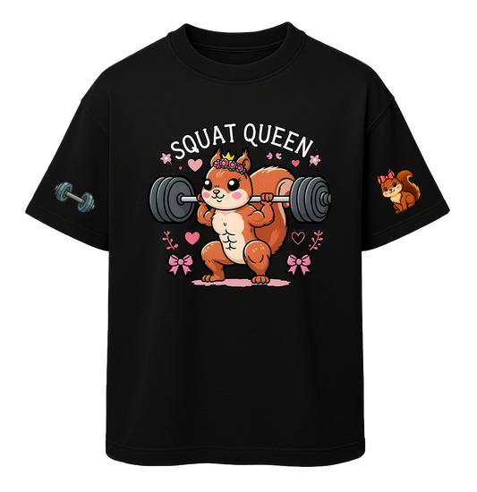 🐿️ Squat Queen Oversized Tshirt