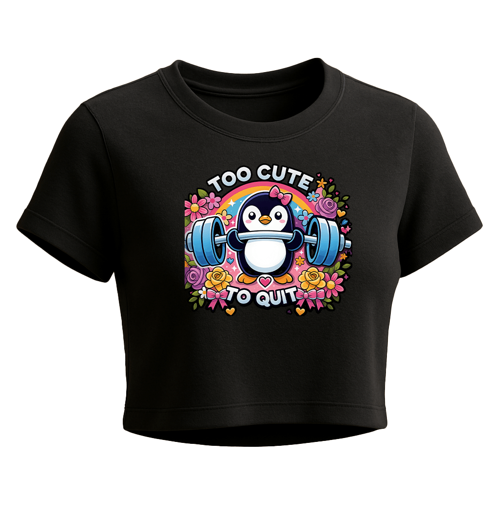 🐧 Too Cute to Quit Crop Top