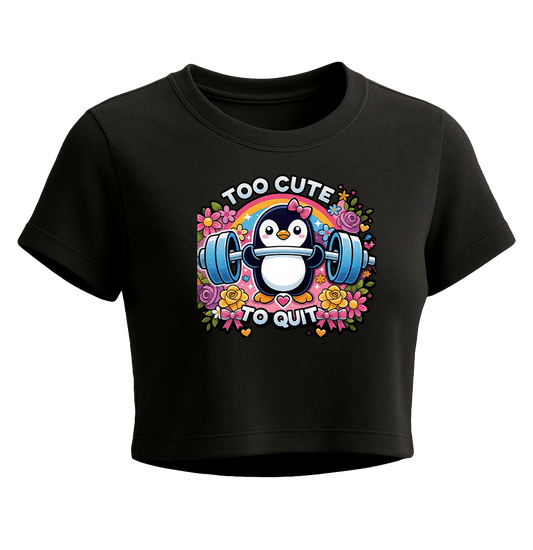 🐧 Too Cute to Quit Crop Top