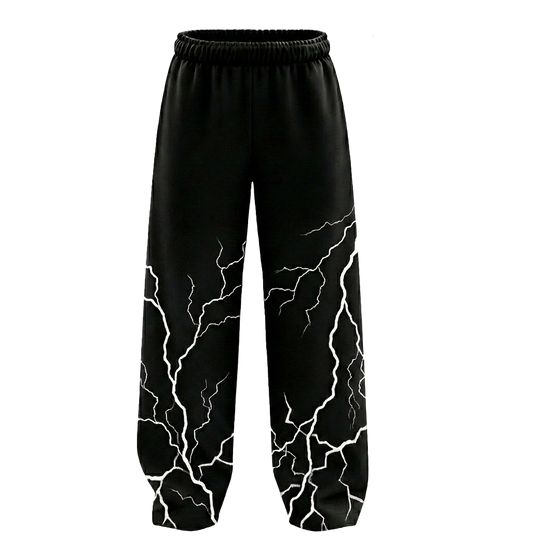 Fracture Unisex Straight Fit Baggy Pants