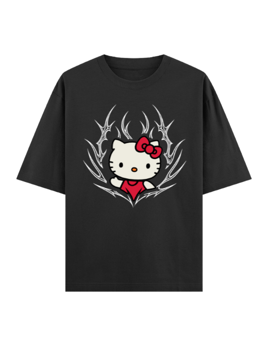 Grunge Guardian Oversized T-Shirt