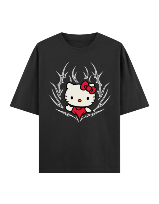 Grunge Guardian Oversized T-Shirt