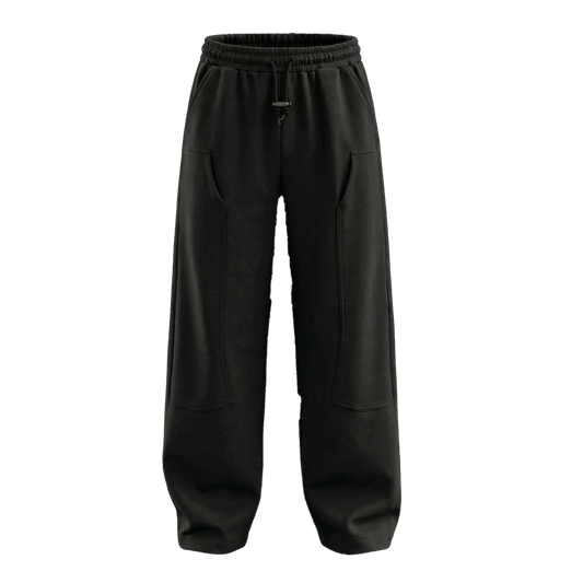 Long Pockets Premium Straight Fit Baggy Pants