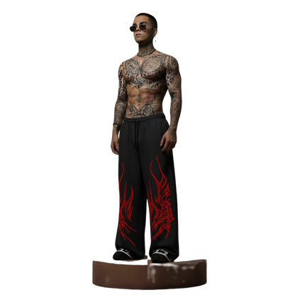 Netherwing Unisex Straight Fit Baggy Pants