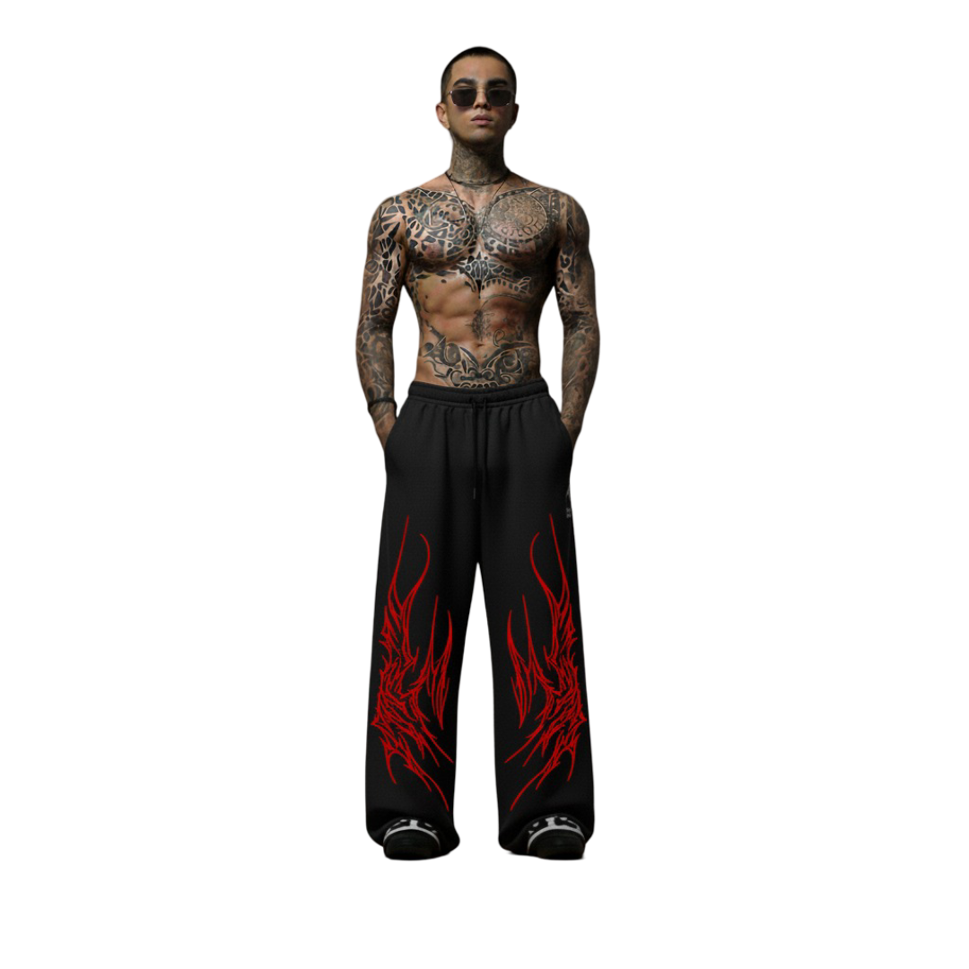 Netherwing Unisex Straight Fit Baggy Pants