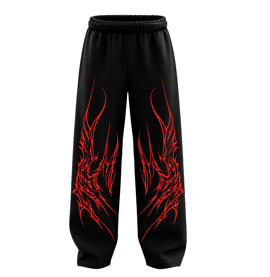 Netherwing Unisex Straight Fit Baggy Pants