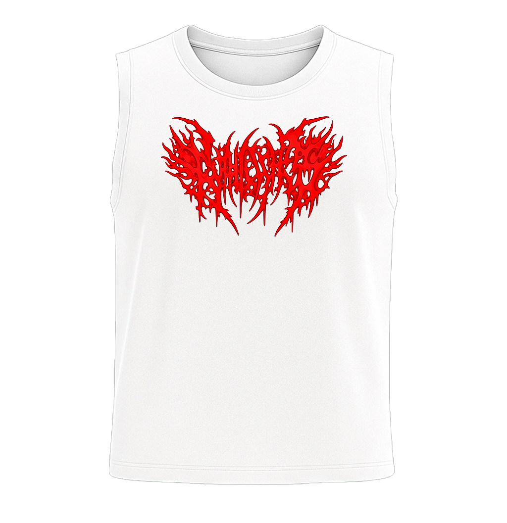 Red Bloom Gym Vest