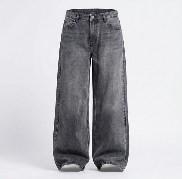 Crypt Fade Wide Baggy Jeans