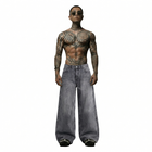Crypt Fade Wide Baggy Jeans