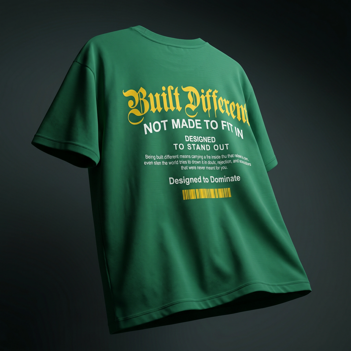 Built Different Oversized Premium T-Shirt