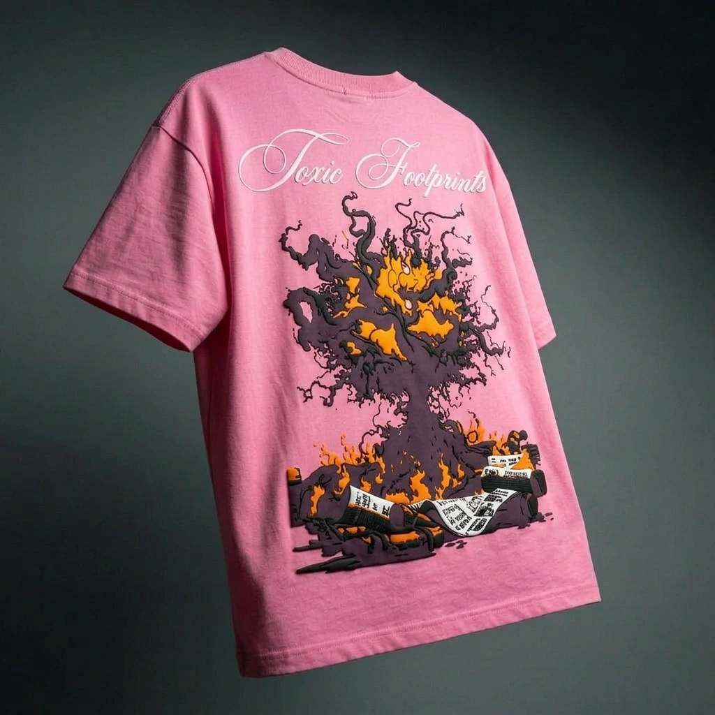 Toxic Footprints Oversized Premium T-Shirt