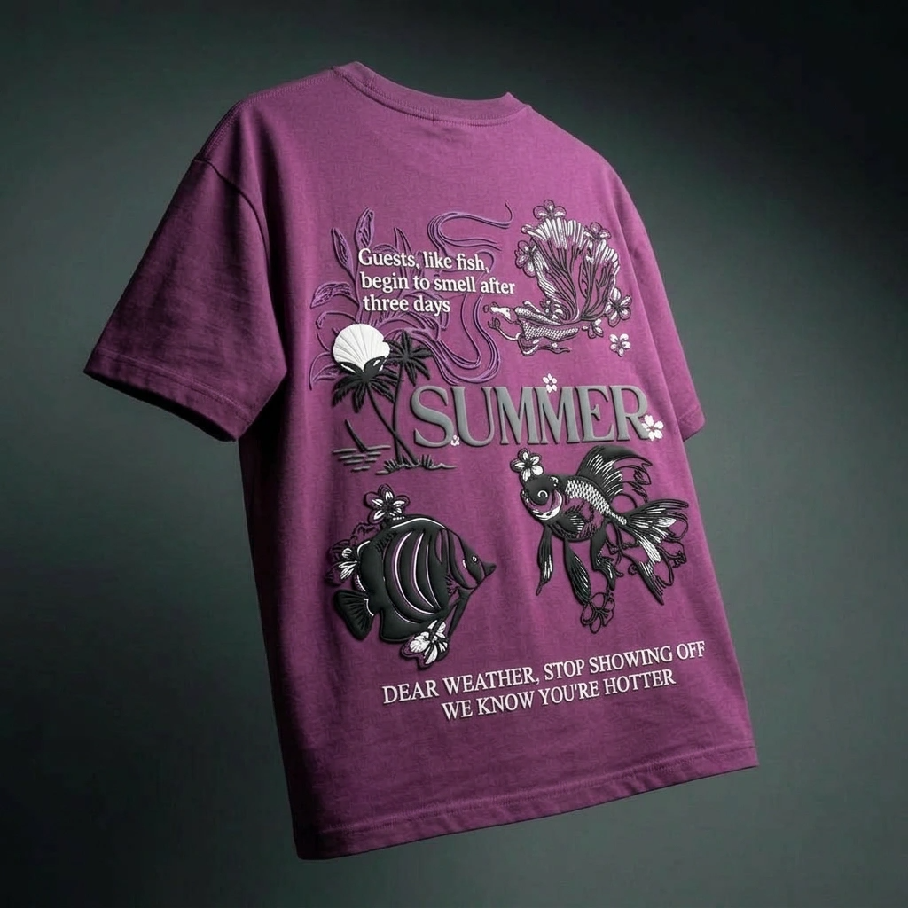 Summer Oversized Premium T-Shirt