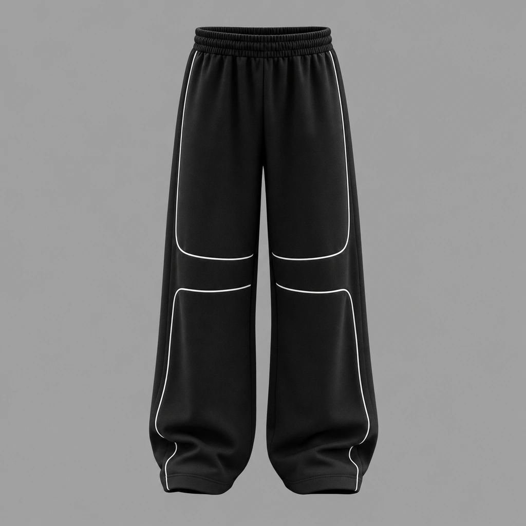 Gridlock Straight Fit Premium Baggy Pants
