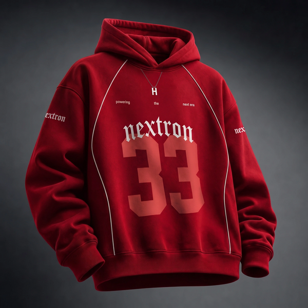 Nextron 3D Puff Print Heavy Fleece Hoodie