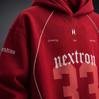 Nextron 3D Puff Print Heavy Fleece Hoodie