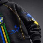 Brazil 3D Heavy Cotton Fleece Hoodie