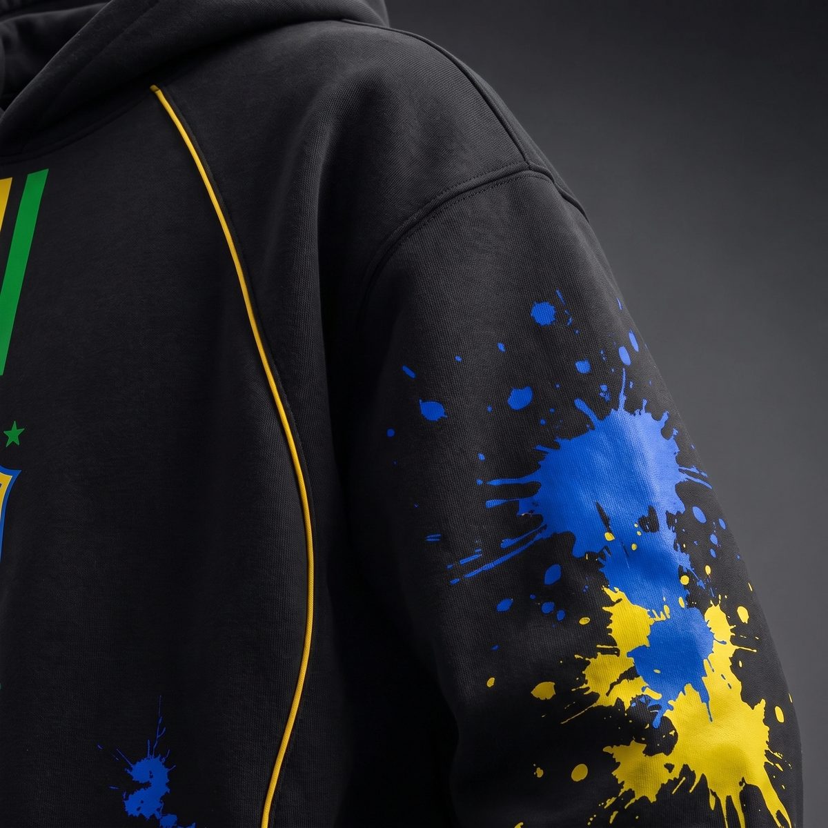 Brazil 3D Heavy Cotton Fleece Hoodie