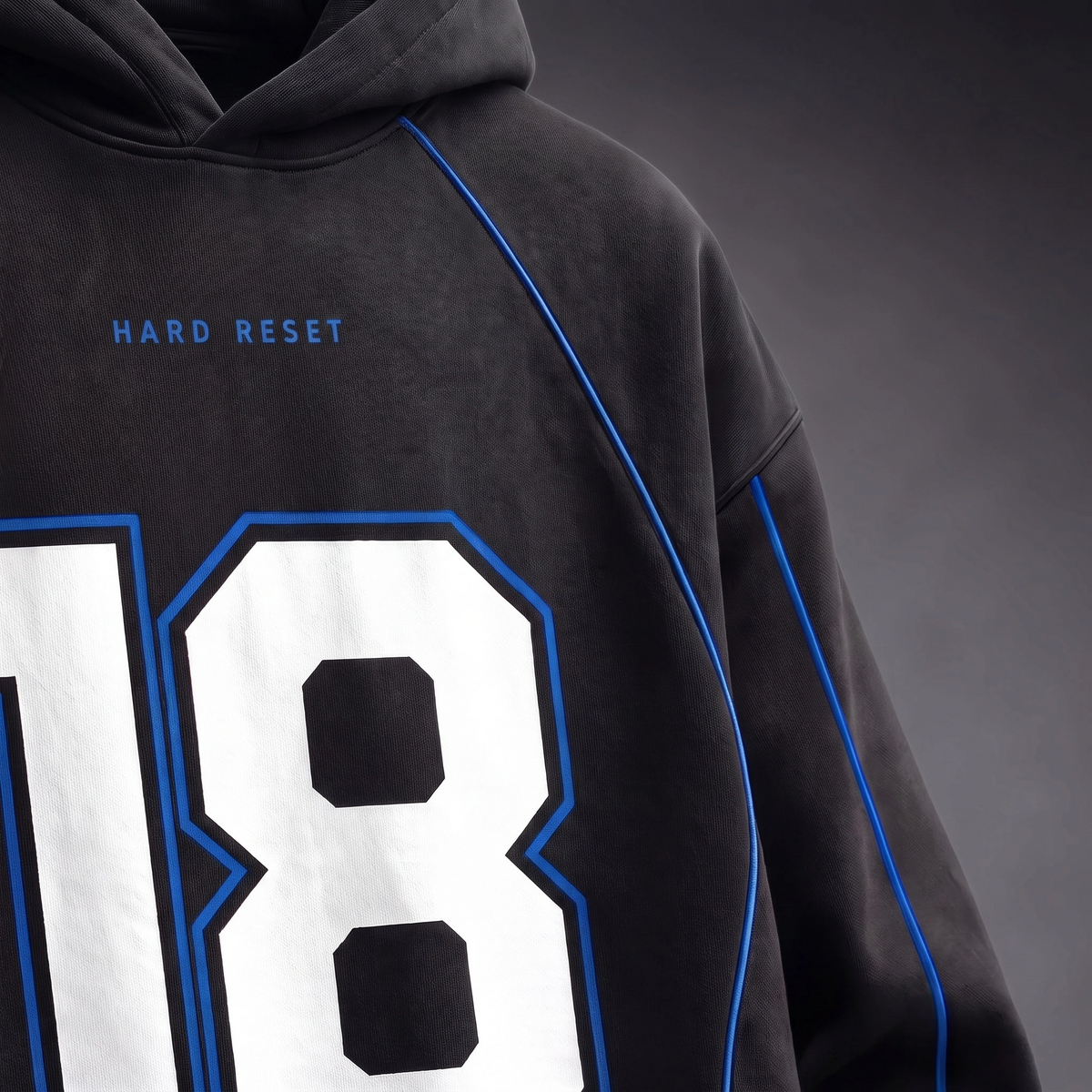 Hard Reset 3D Puff Print Heavy Fleece Hoodie