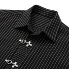 Fireman Clasp Box Fit Shirt Black