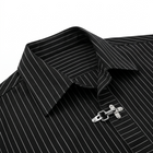 Fireman Clasp Box Fit Shirt Black