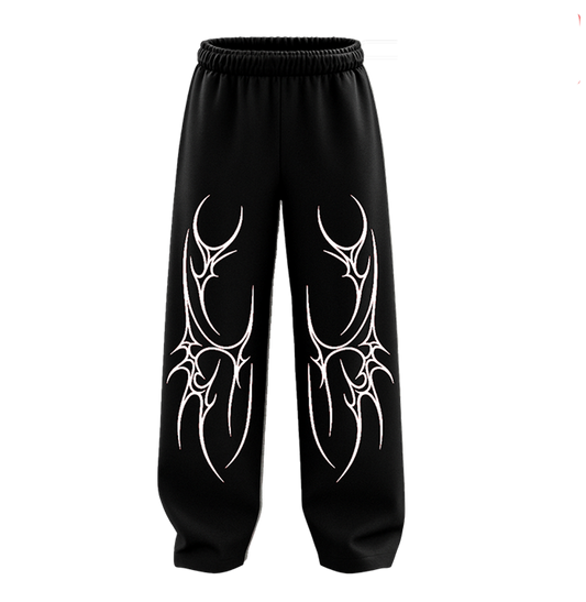 Biohazard Blossom Unisex Straight Fit Baggy Pants