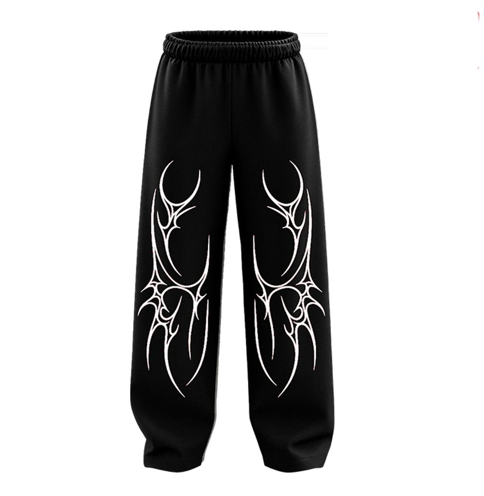 Biohazard Blossom Unisex Straight Fit Baggy Pants – MightyCute