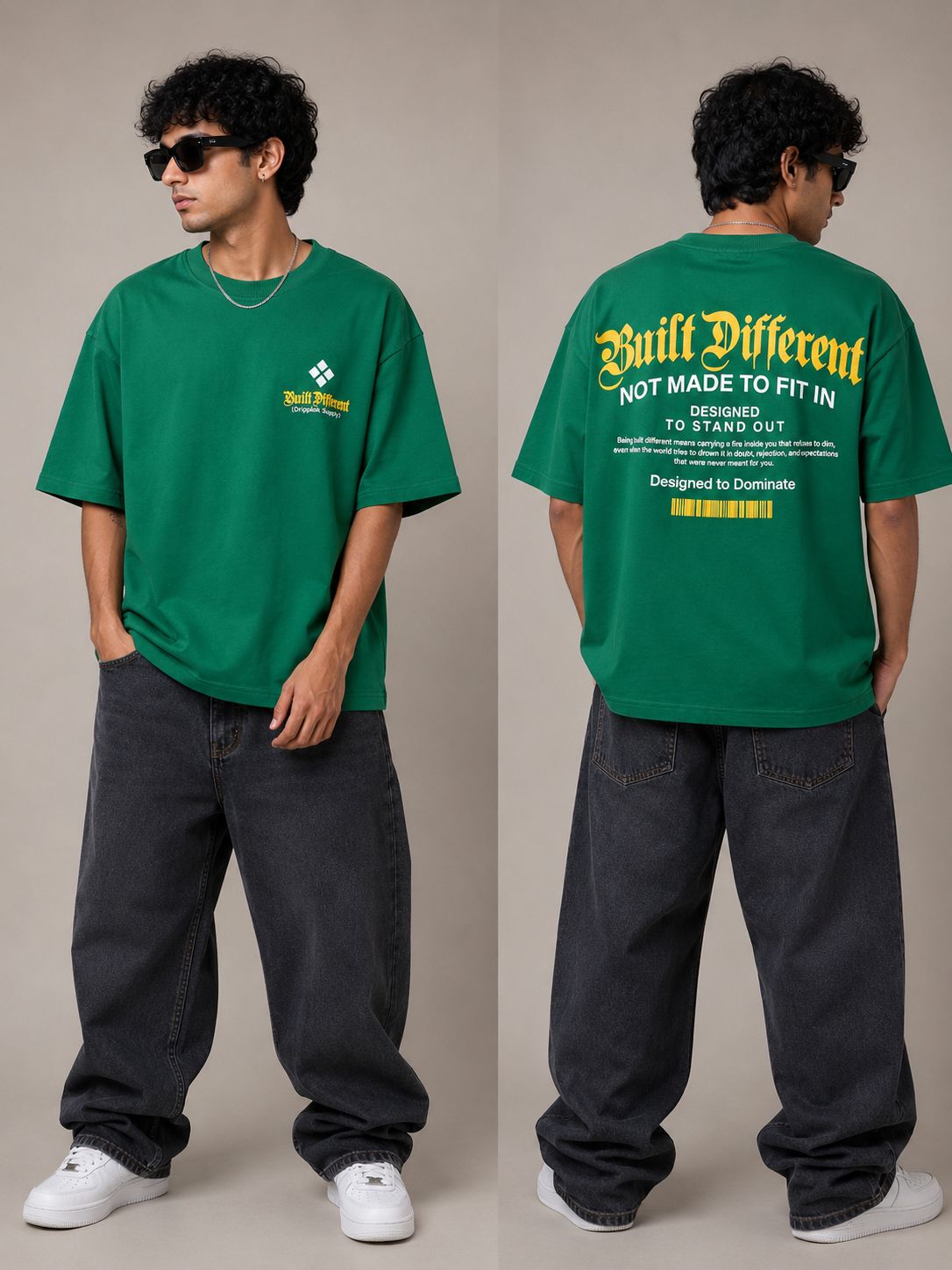 Built Different Oversized Premium T-Shirt