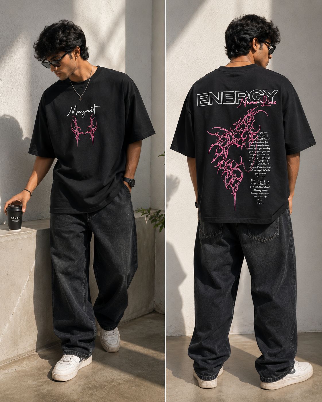 energy magnet Oversized Premium T-Shirt